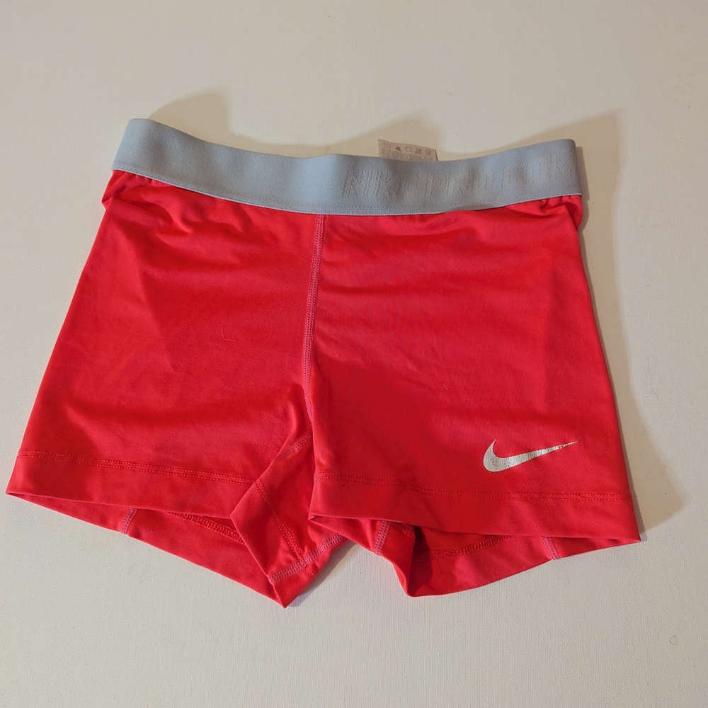 Nike Pro Running Shorts Hot Pink And Grey